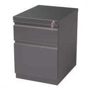 Hirsh Industries Dark Coal / Modern / 21.75" H x 15" W x 19.88" D Mobile File Cabinets