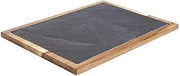 Cosy & Trendy Slate/Acacia Tray, 35 x 25 x 2.5 cm