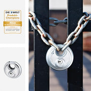 ABUS 90mm / Single / Silver Keyed Padlocks
