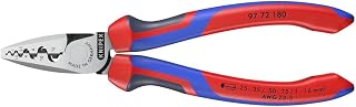 KNIPEX 97 72 180 Crimping Pliers for end sleeves 0,25-16mm with soft handle