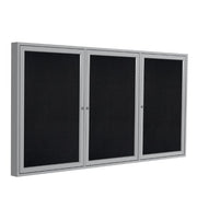 Ghent 2.3" x 72" / Black / Industrial Message Boards & Signs