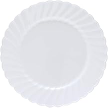 Classicware WNA 7.5" White Plastic Salad Plate, 180 per Case