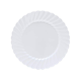 WNA 7.5" White Plastic Salad Plate by Classicware – 7.5", Plastic, White, Model CW75180W