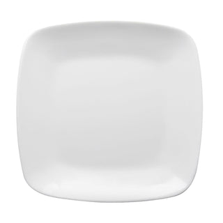 Radius 8-1/4" White Square Plate by Elite Global Solutions – Large, Melamine, White, Pack of 6, Model D9SQR-W