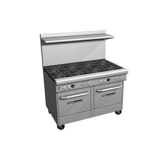 Southbend 400 Series Ultimate Restaurant Range 48" 4 Burner 24" Griddle Convection Oven by SOUTH BEND – 24 inches, Stainless-Steel, Model 4483AC-2TR