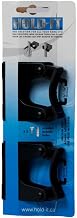 2 Pack 20-30mm Black Storage Holders