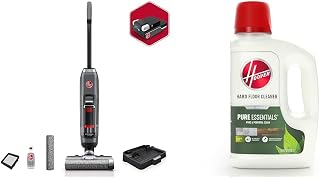 ONEPWR Streamline Cordless Hard Floor Cleaner, Wet Dry Vacuum, BH55400V, + Hoover Pure Essentials Solution Hard Floor Cleaner, 50 oz, AH31465