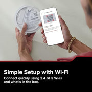 Kidde Smart Smoke Detector / 5 Inches / White Smoke Detectors & Fire Alarms