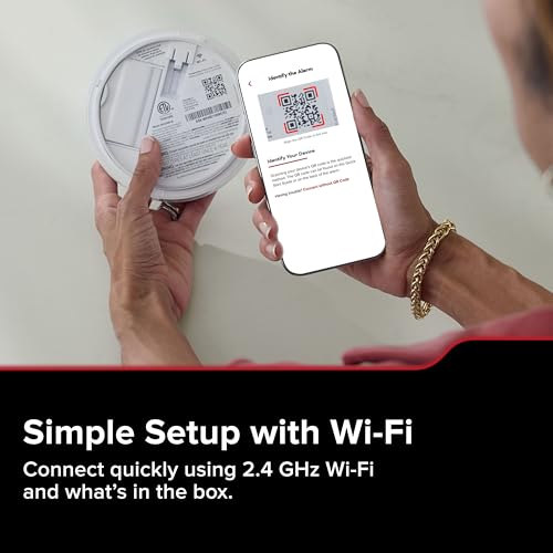 Kidde Smart Smoke Detector / 5 Inches / White Smoke Detectors & Fire Alarms