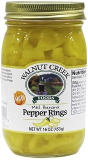 Mild Banana Pepper Rings by Walnut Creek Foods