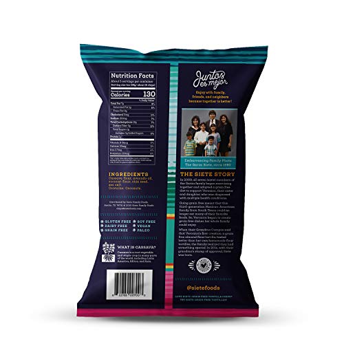 Siete Sea Salt / 5 Ounce (Pack of 6) / No Color Tortilla