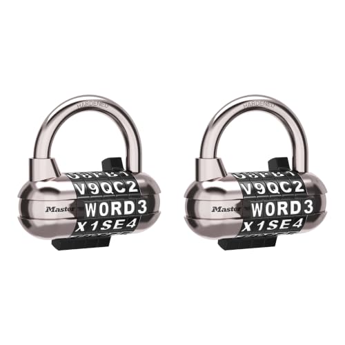 Master Lock Black / 2 Pack / 2 Pack; Black Combination Padlocks
