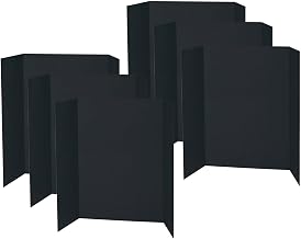 Presentation Board, Black, Single Wall, 48" x 36", Pack of 6