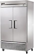 True TS-43F 2 Door Reach-In Stainless Steel Solid Swing Door Freezer