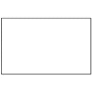 White Labels Rectangular - 3 1/2"L x 2 1/8"H 1000 Per Rill by HUBERT – Paper, White, Model 91155
