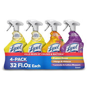 Lysol 32 Fl Oz (Pack of 4) / Lemon + Mango + Lavender / Yellow All-Purpose Cleaners