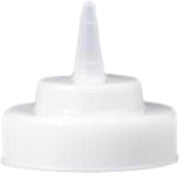 TableCraft 63TC Cone Tip Top, fits All 63mm WideMouth Squeeze Bottles, Dishwasher Safe, Natural, NSF, Made in USA