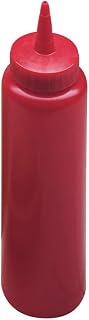 Vollrath Red 12 Oz Squeeze Dispenser w/ Cap