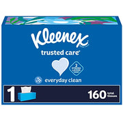 Kleenex White / 160 Count (Pack of 1) / 1 Box Tissues