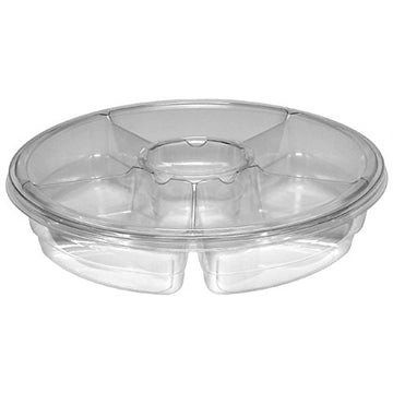 Douglas Polyethylene Embassy Deep Tray Clear by Douglas Stephens – 16.0 ounces, Polyethylene, Clear, Pack of 25, Model 1605