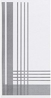 Hoffmaster 8" x 4" FashnPoint Slate Gray Plaid Dinner Napkins, 800 ct
