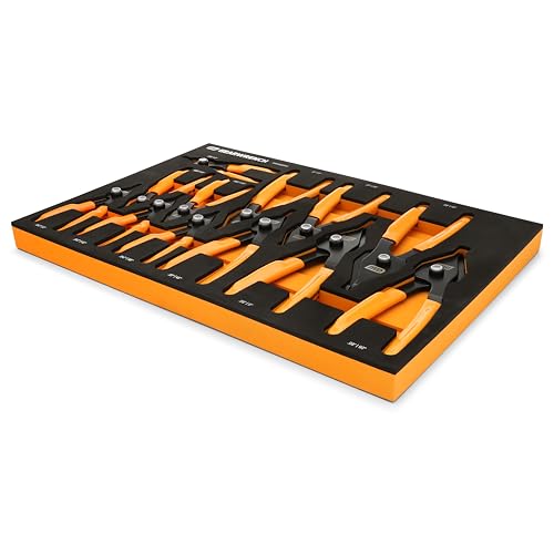 GEARWRENCH 12 Piece Foam Tray / 1 Snap-Ring Pliers