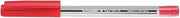 Schneider 150602 Tops 505 Ballpoint Pen (Clip Cap, Stainless Steel Tip M) Pack of 50 Red