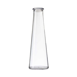 34 oz Carafe w/Lid - SAN by Tablecraft – 3.88x3.88x11.75, Plastic, Clear, Model 11802