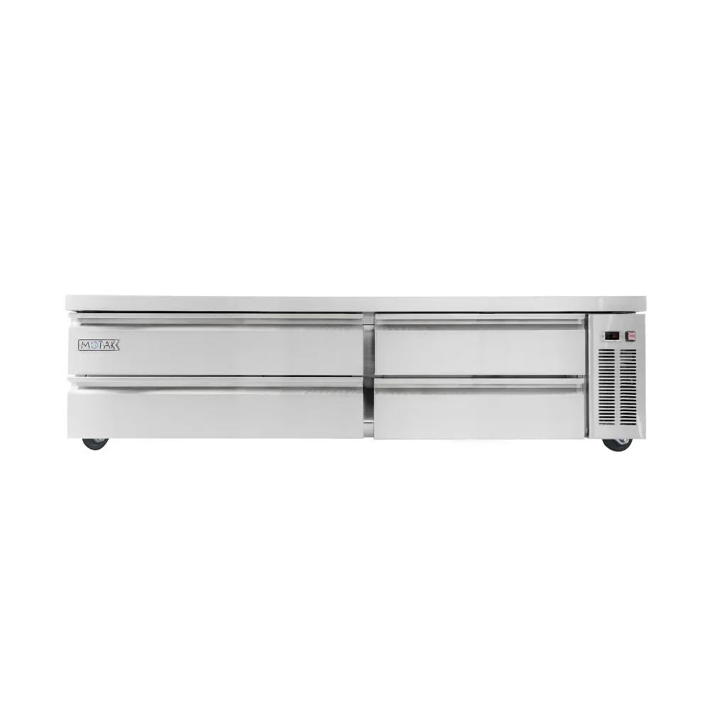 72 3/8" Chef Base by MOTAK – 75.12x34.88x27.76, In Description, Check Images, Model MCBR72-D-X
