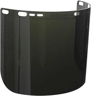 Face Shield Window for Jackson Safety Headgear, 8" x 15.5" x 0.06", Polycarbonate, Unbound, Shade 5 Tint (Case of 12), 29080