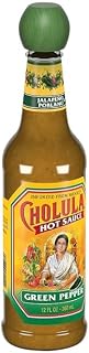 Cholula Green Pepper Hot Sauce, Vegan, 12 Fluid Ounces (Pack Of 12)