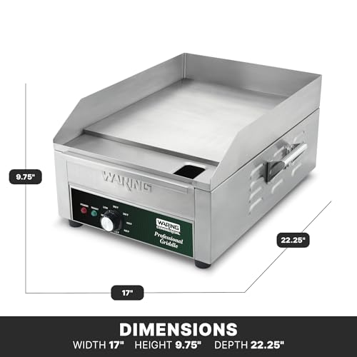 Waring 14 Inch | Model WGR140X / 14 Inch / Silver Commercial Griddles