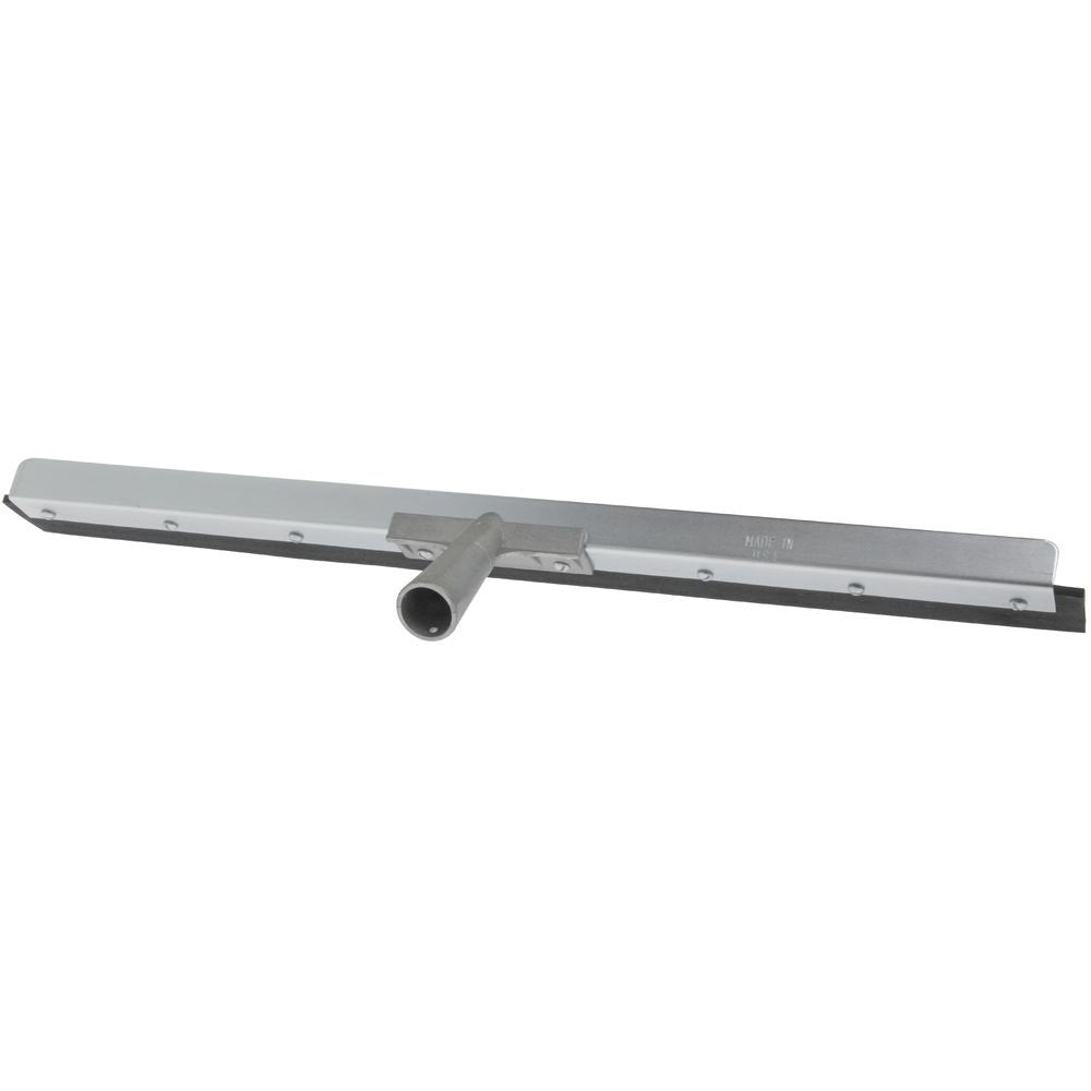 Floor Squeegee Black Rubber Single Blade - 24"L by HUBERT – Rubber, Black, Model ý761257000082