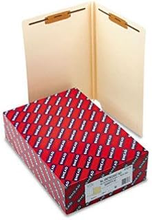 SMEAD Heavyweight Manila End Tab Folders with Fasteners FOLDER,EXP,2FSTNR,LGL,MLA PB7004 (Pack of2)