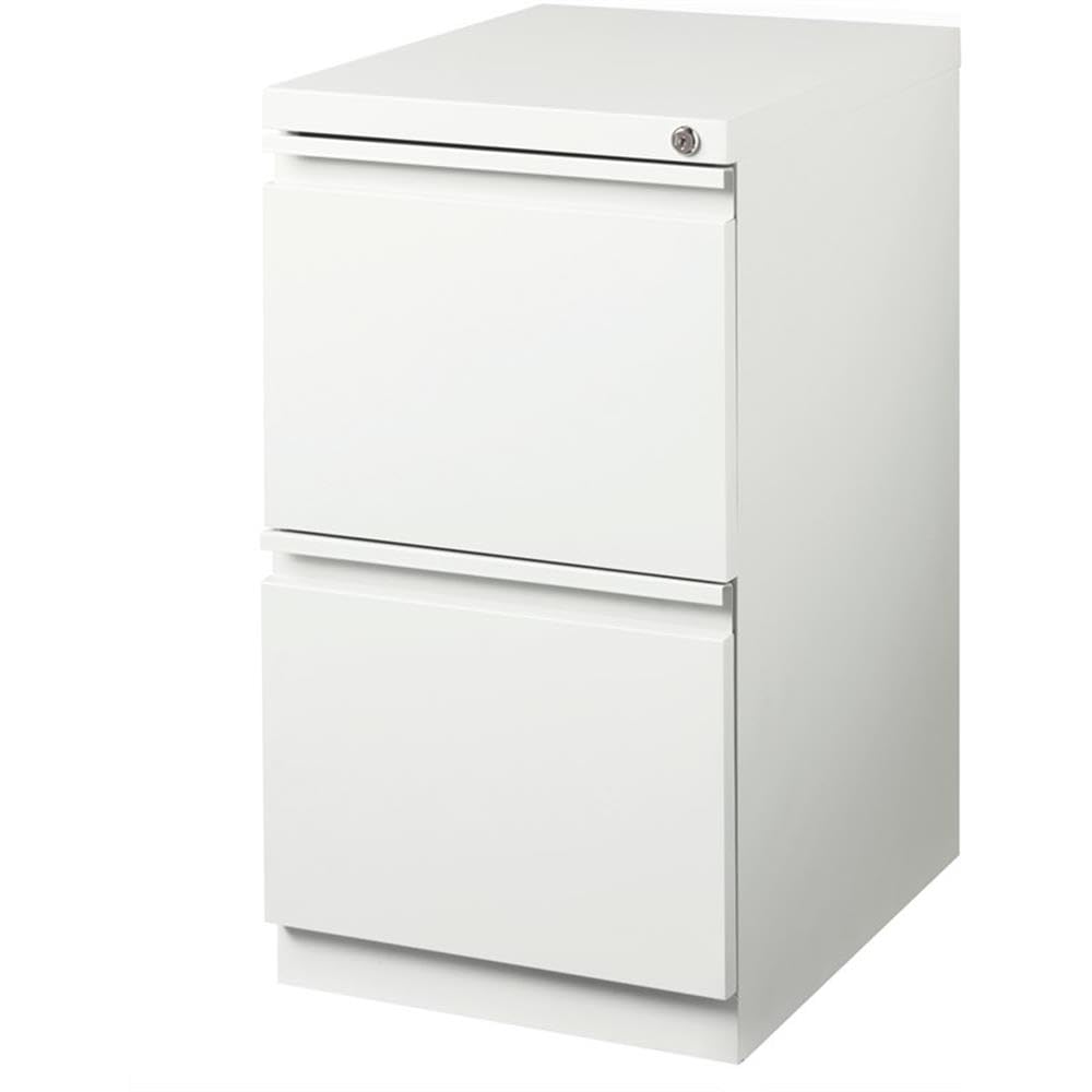 Hirsh Industries White / Modern / One Size Mobile File Cabinets