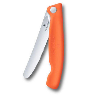 Swiss Classic 4.5 in Folding Picnic Knife by Victorinox – 4.3", Stainless Steel, Orange, Model 6.7839.FC1