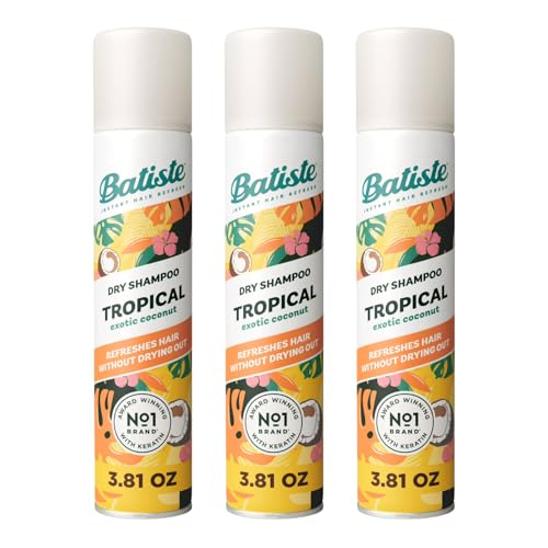 Batiste Tropical / 4.3 Ounce (Pack of 3) / 1 Dry Shampoos