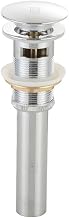 Pop-Up Bathroom Sink Drain with Overflow Polishe Chrome