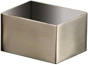 American Metalcraft SSPH4 Stainless Steel Rectangular Sugar Packet Holder - Satin Finish 3.25" W X 2.75" D X 1.75" H - Countertop Table Accessory For Cafes, Restaurants & Beverage Stations