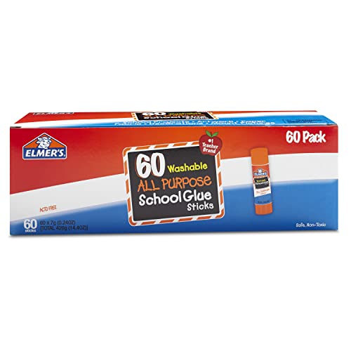 Crayola Crayons + Glue Sticks / 8 Colors,Assorted Colors / Stick Crayons