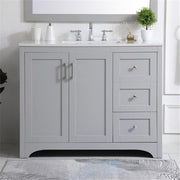 Elegant Decor 42" - Single / Grey / Traditional Bathroom Vanities