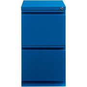 Hirsh Industries Blue / Modern / 27.75" H X 15.00" W X 19.88" D Mobile File Cabinets
