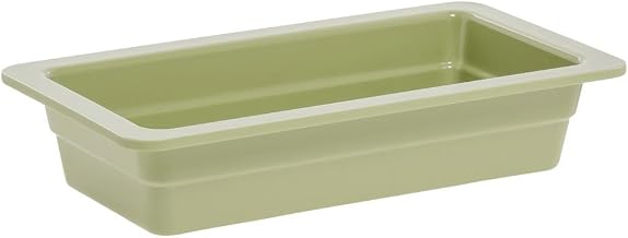 Serving Bowl Display Bowl 1/3 Size Willow Green Melamine - 12 1/2 L x 6 3/4 W x 2" H