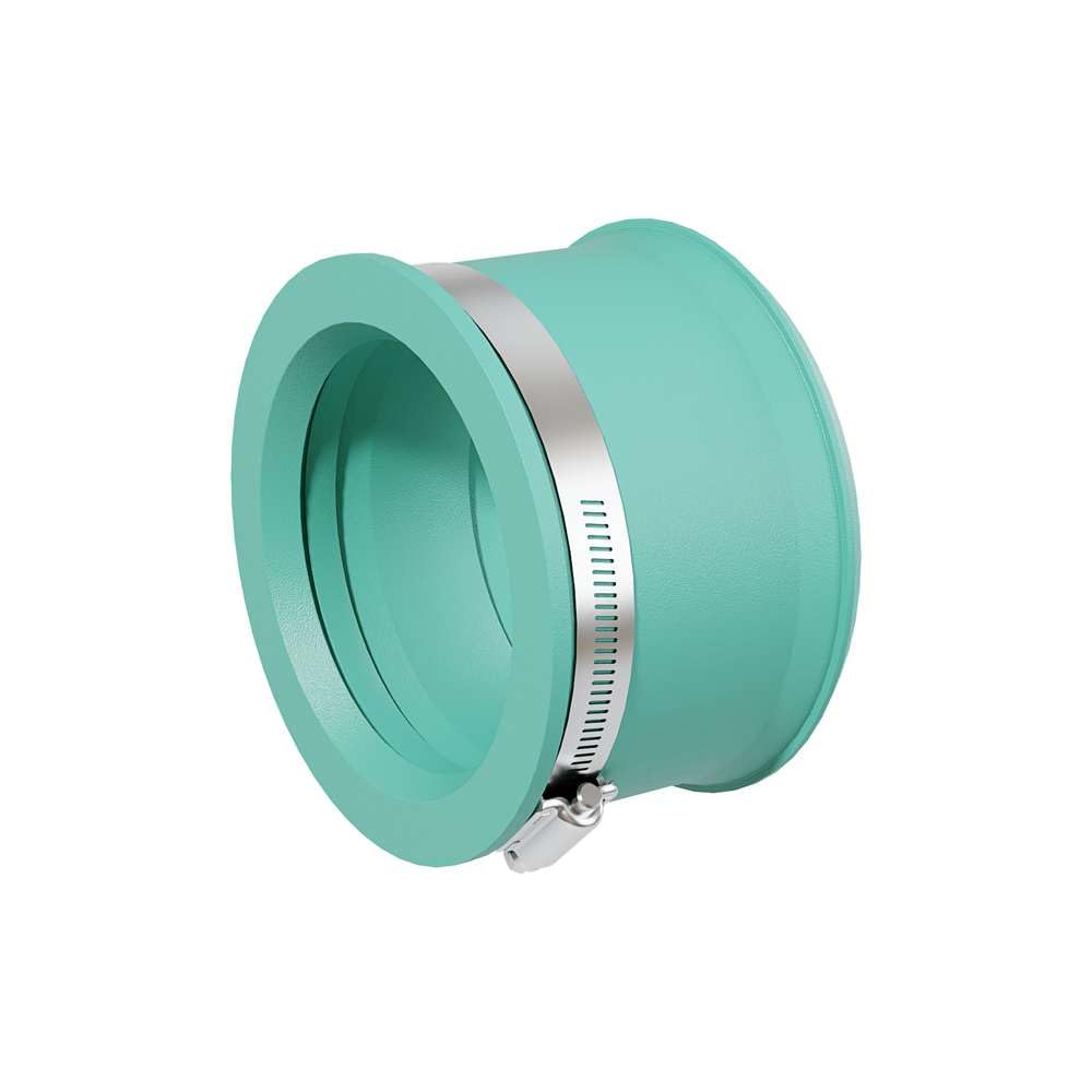 QwikSeal Coupling for Lateral Connection to Concrete by Fernco – Polyvinyl Chloride, Black, Model PQS-4
