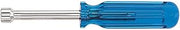 KLEIN TOOLS S12 3/8-Inch Nut Driver with 3-Inch Hollow Shaft and Plastic Grip Handle, Made in USA