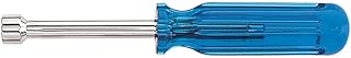 KLEIN TOOLS S12 3/8-Inch Nut Driver with 3-Inch Hollow Shaft and Plastic Grip Handle, Made in USA
