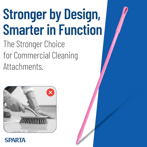 SPARTA Pink / 12 / 48 Inch Broom Handles