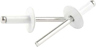 Allstar Performance 18158 LG HD RIVET WHITE ALUM