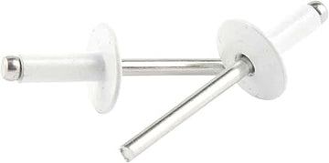 Allstar Performance 18158 LG HD RIVET WHITE ALUM