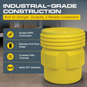 Eagle 65 Gallon / Yellow / Classic Cans